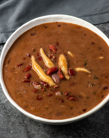 Red Peas with Chicken Soup